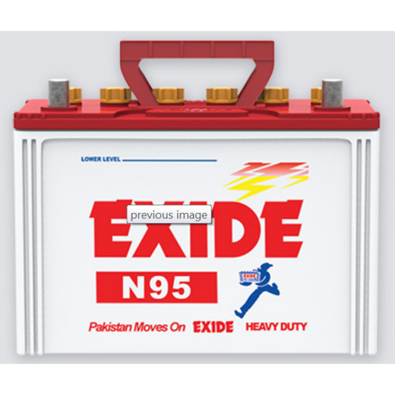 Exide N95 11 Plates 75 Ah Battery