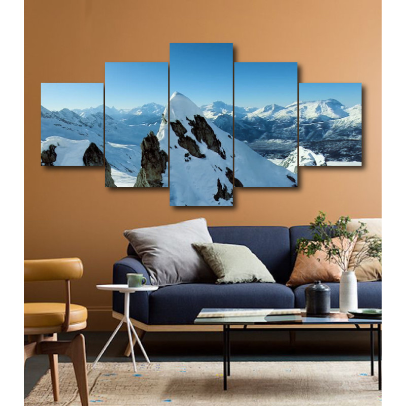 Wall Frames 5 Pieces Set Canvas - Digitally Printed Wall Canvas  post-182