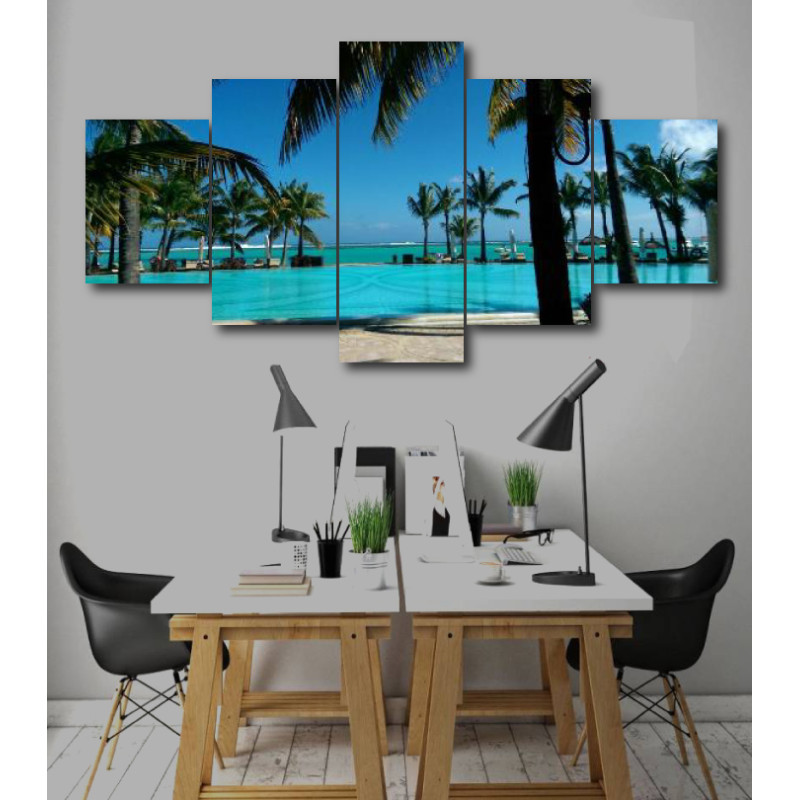 Wall Frames 5 Pieces Set Canvas - Digitally Printed Wall Canvas  post-229