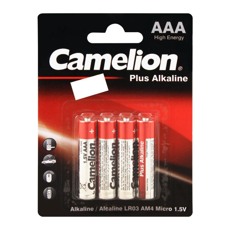 Camelion Plus Alkaline AAA Battery (Pack of 4)