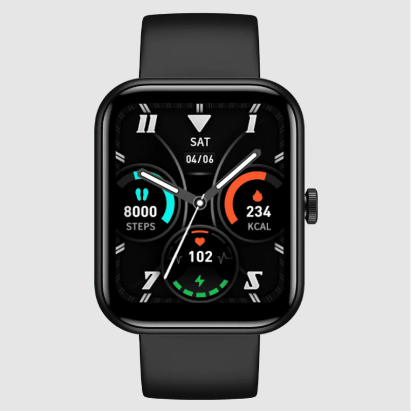 Dany Alpha Fit Smart Watch - Black