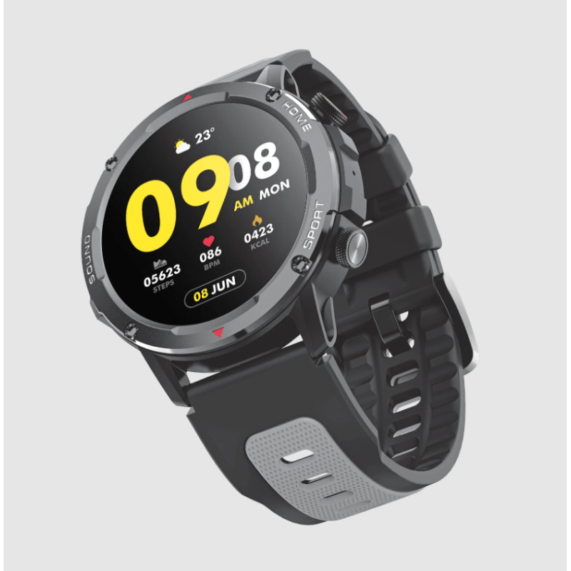 Dany Thunder Smart Watch - Black