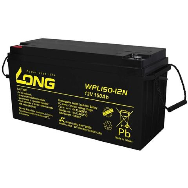 Long 12V 150Ah Lead Acid Dry Battery