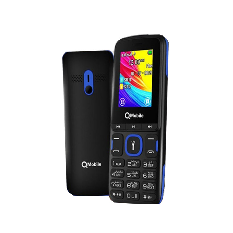 Qmobile Wonder - 1.8 Inch - Dual Sim - Black 